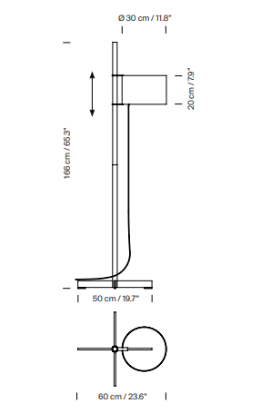 Santa Cole - Tmm Vloerlamp - KOOT