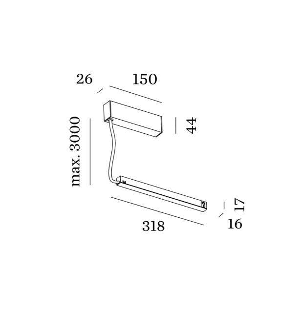 Wever & Ducre - Strex Susp In Track Driver A3 100W B - KOOT
