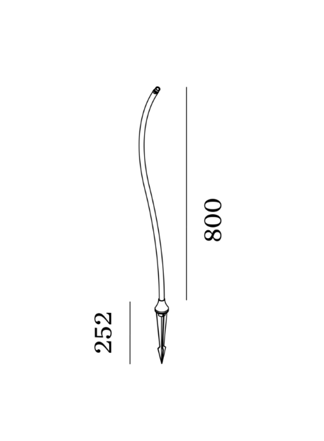Wever & Ducre - Swam Curved Pole 800 Q - KOOT