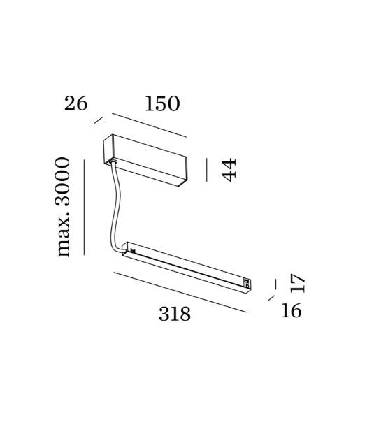 Wever & Ducre - Strex Susp In Track Driver A3 100W W - KOOT