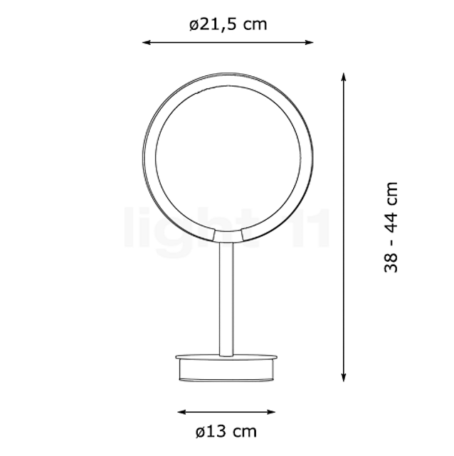 Decor Walther - Cosmetic Spiegel Wandlamp - KOOT