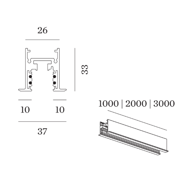 Wever & Ducre - Strex Track Profile Rec B 2m - KOOT