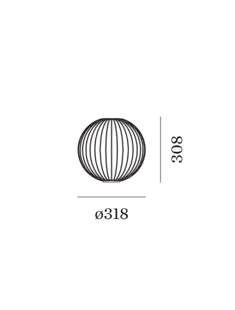 Wever & Ducre - Wiro Shade 4.0 Globe B - KOOT