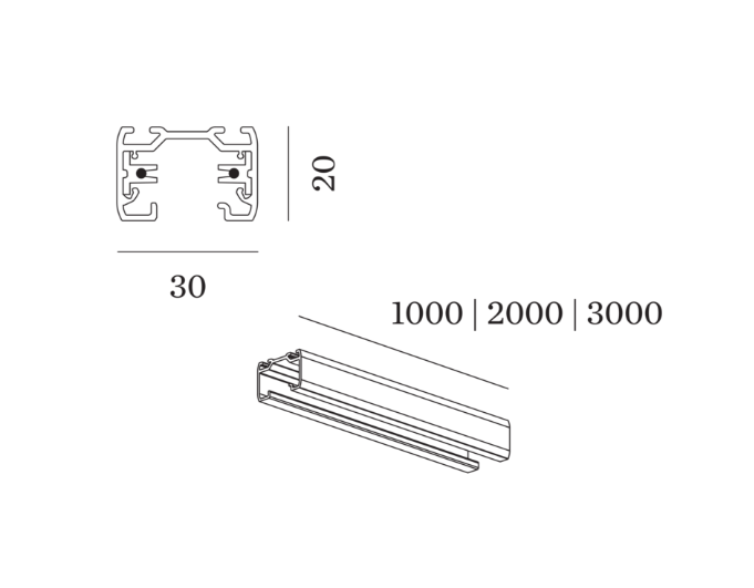 Wever & Ducre - 1-Phase Track Profile Surf / Susp B 3M - KOOT