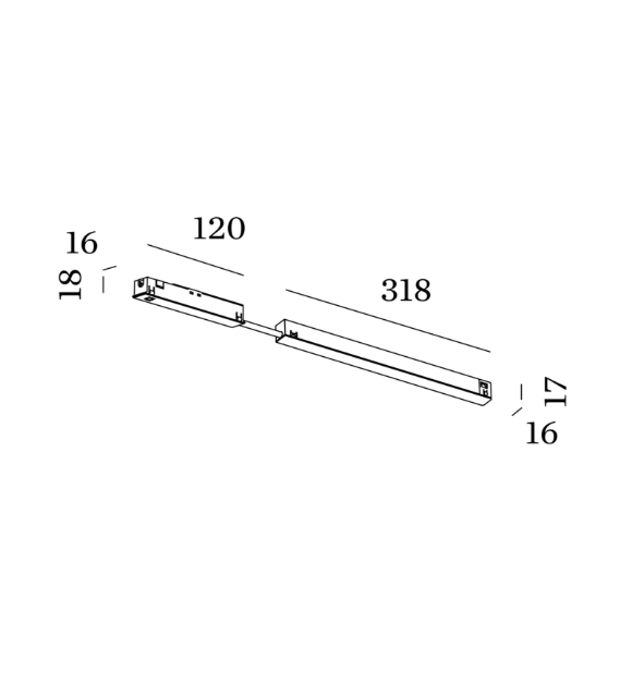 Wever & Ducre - Strex Surf In Track Driver A4 100W B - KOOT