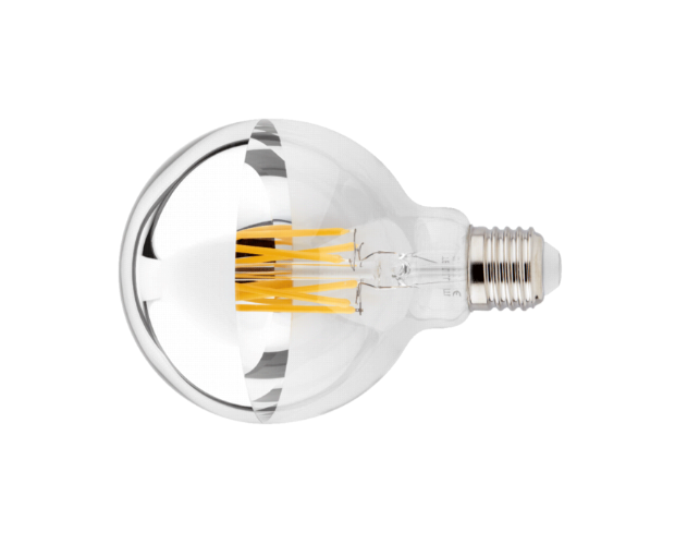 Wever & Ducre - Lamp G95 LED 2700K Zilver Mirror - KOOT