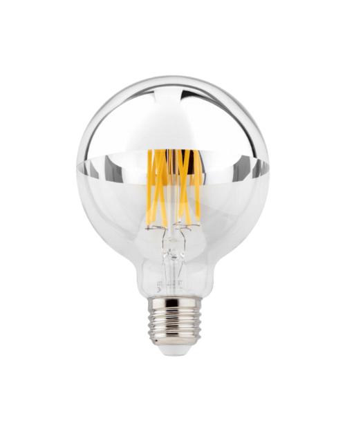 Wever & Ducre - Lamp G95 LED 2700K Zilver Mirror - KOOT