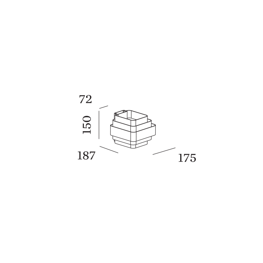 Wever & Ducre - J.J.W. 02 Wandlamp - KOOT