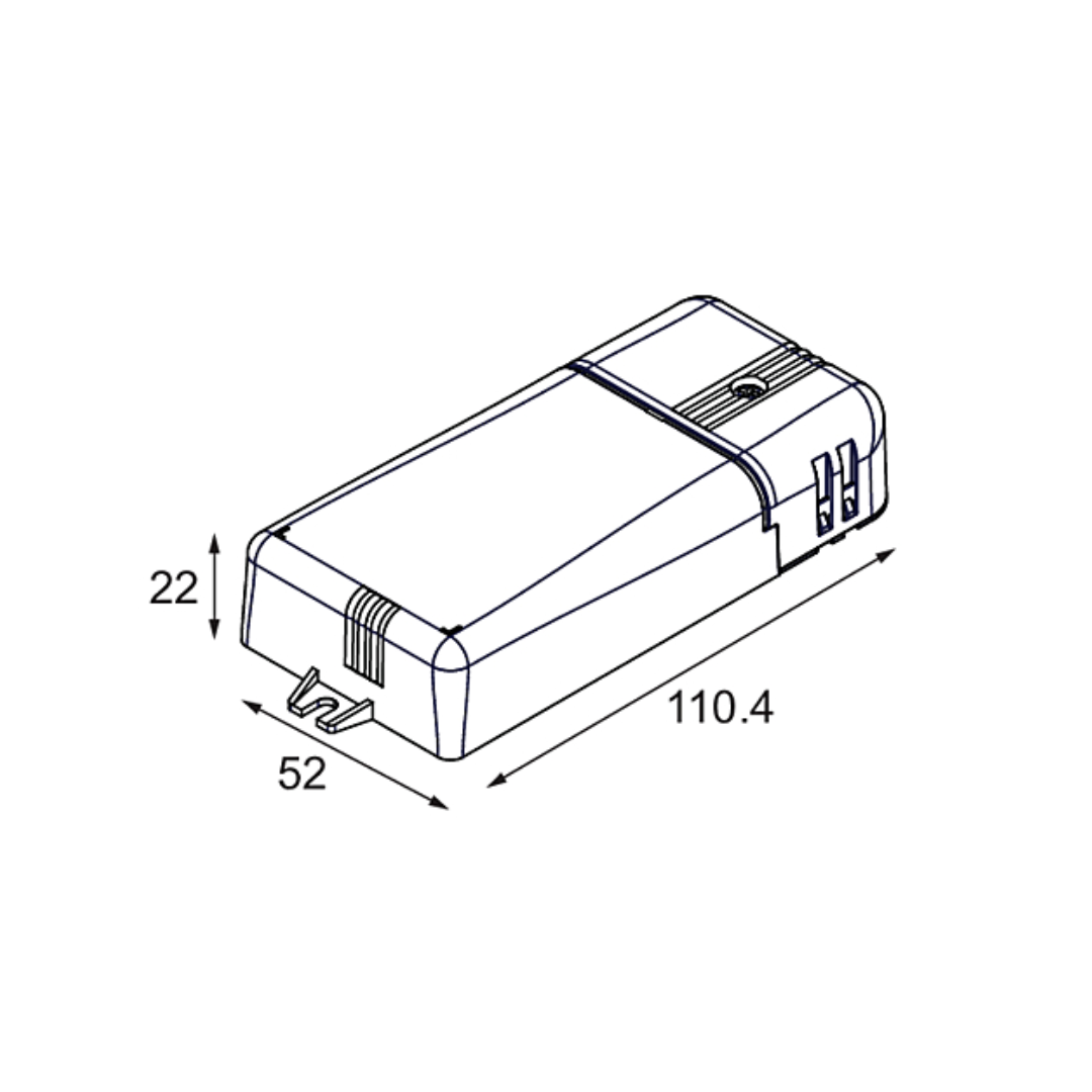 Modular - LED driver 500mA 20W L+TrE dim