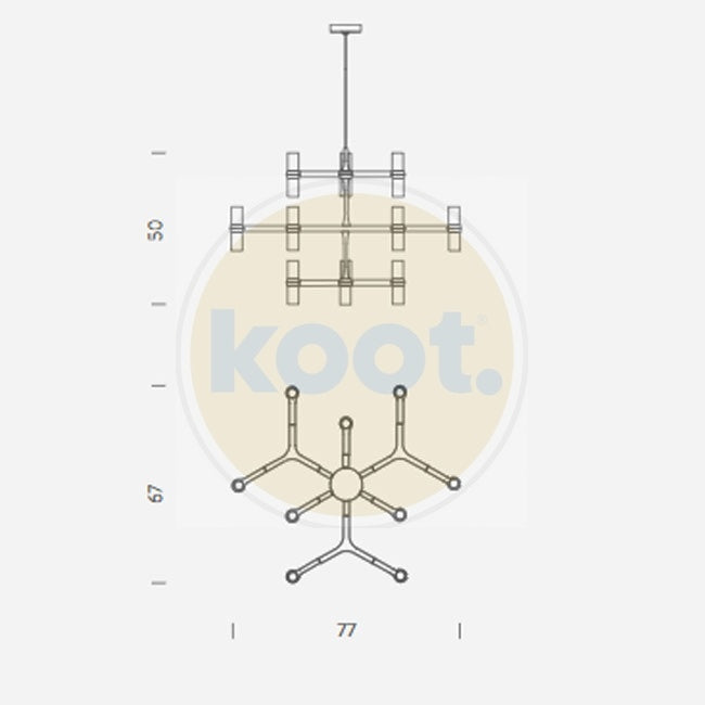 Nemo - Crown Minor Hanglamp - KOOT