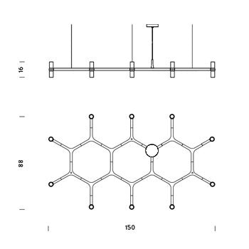 Nemo - Crown Plana Hanglamp - KOOT