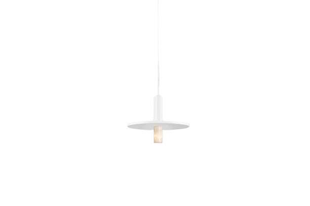 Kreon - Oran Hanglamp kap stone, small cylinder, white, gear excl. - KOOT