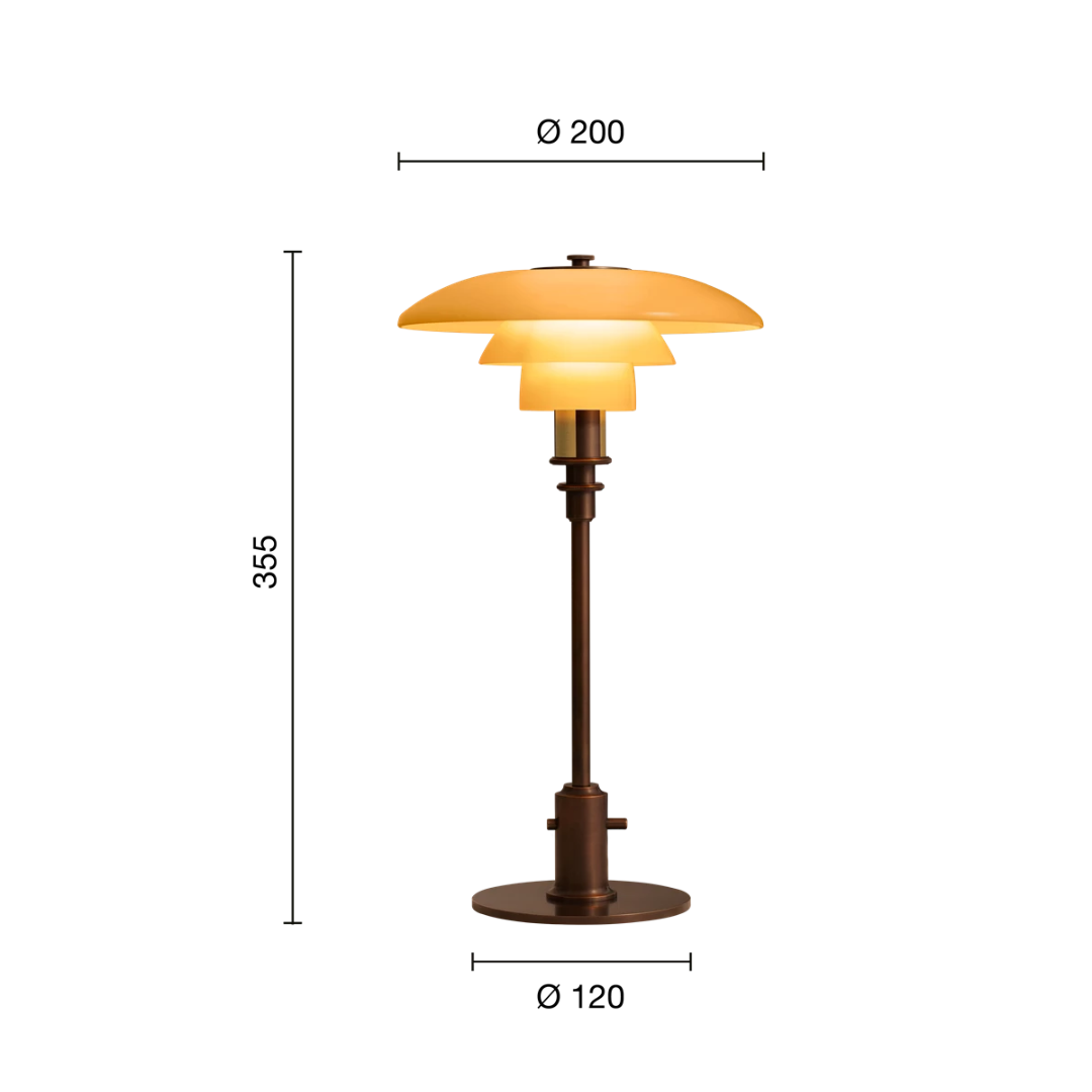 Louis Poulsen - PH 2/1 tafellamp