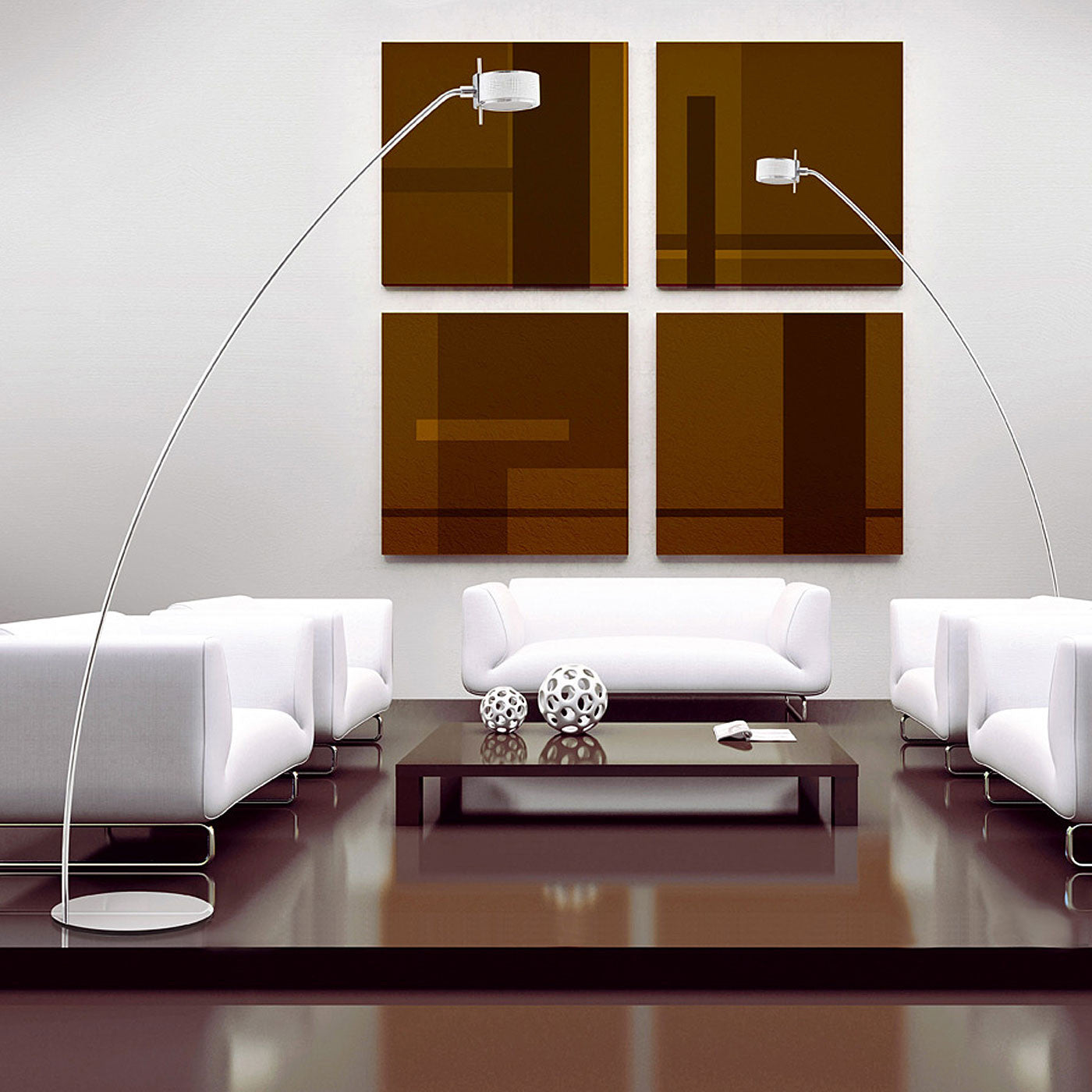 Cini & Nils - NewComponi200 curva vloerlamp - KOOT