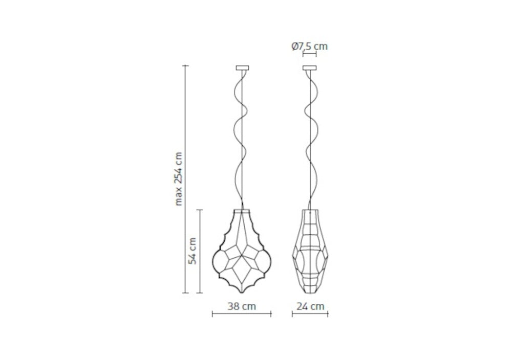 Karman - 24 Karati Hanglamp - KOOT