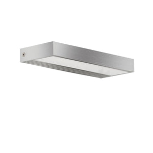 Serien - SML Wall 220 wandlamp zilver / raster - KOOT