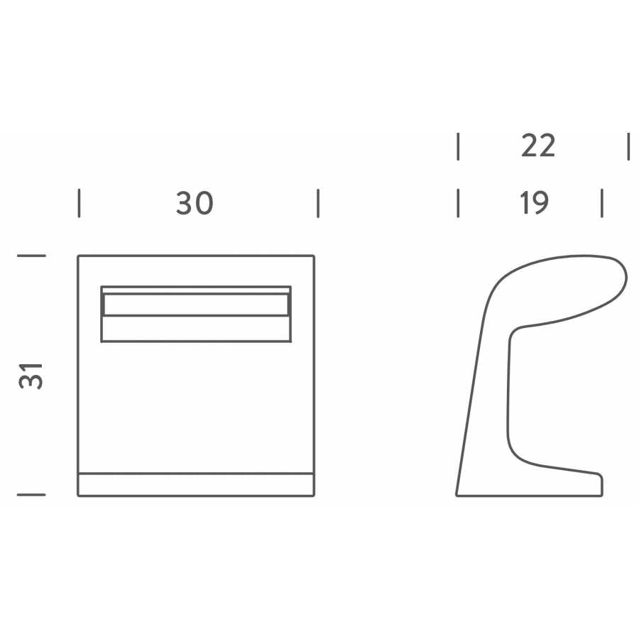Nemo - Borne Beton Petite tafellamp - KOOT
