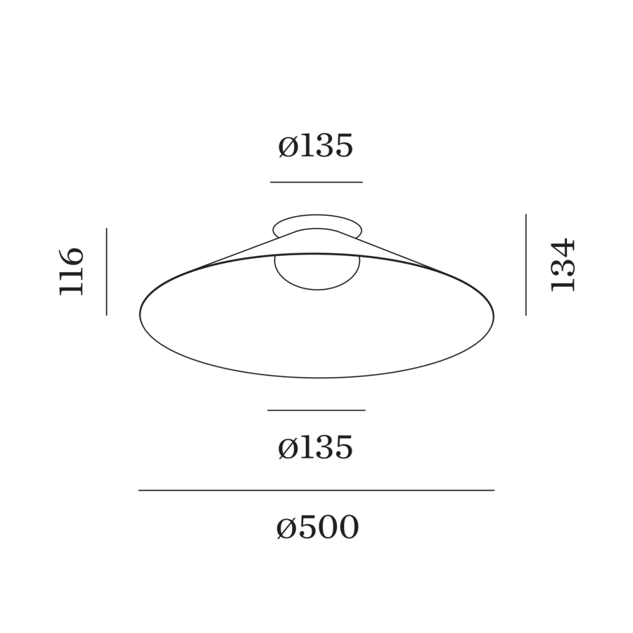 Wever & Ducre - Clea 2.0 plafondlamp - KOOT