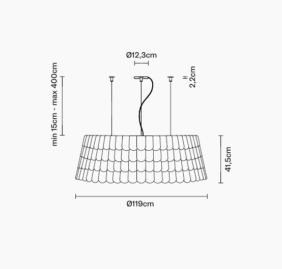 Fabbian - Roofer F12 A09 Hanglamp - KOOT