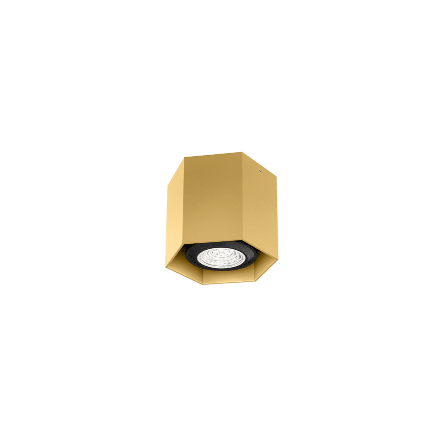 Wever & Ducre - Hexo Mini Ceiling Surface 1.0 PAR16 spot Goud - KOOT