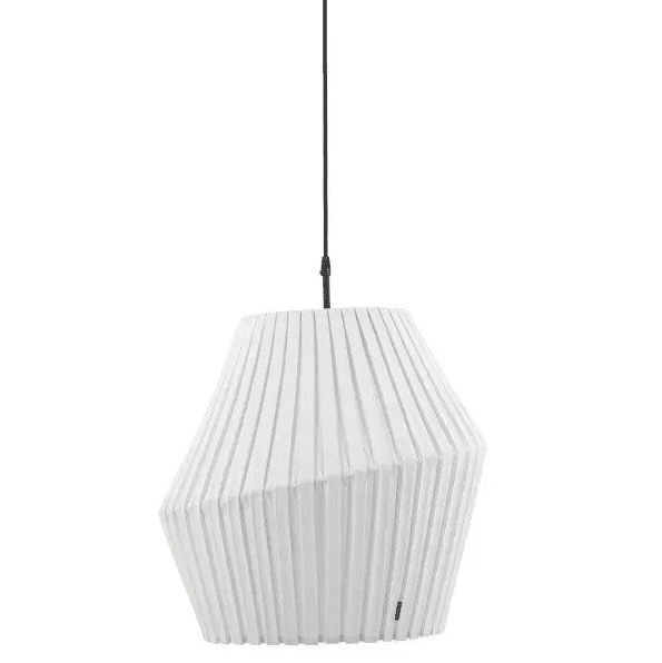 Hollands Licht - Pleat suspension (socket + ceiling rose) zwart - KOOT