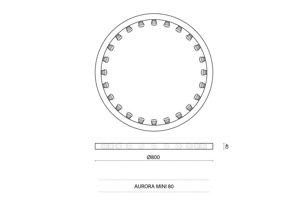 JSPR - Aurora Mini 80 hanglamp - KOOT