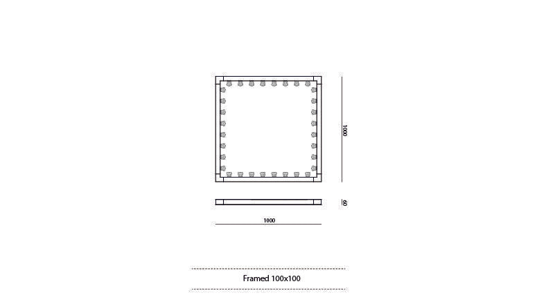 JSPR - Framed 100x100 Hanglamp - KOOT