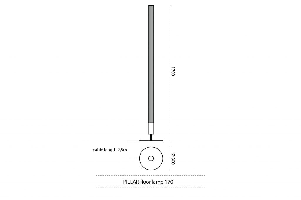 JSPR - Pillar 170 vloerlamp - KOOT
