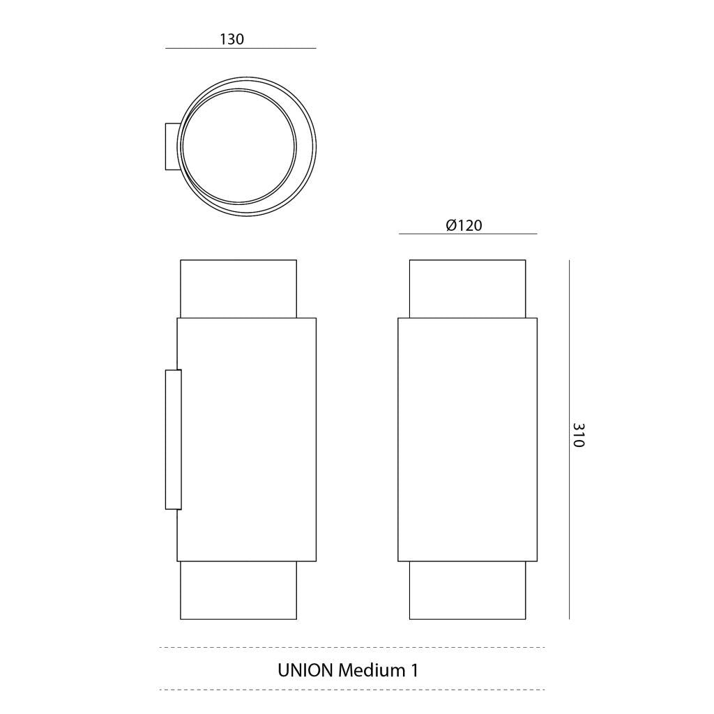 JSPR - Union wandlamp Medium 1 - KOOT