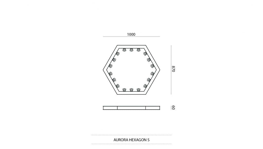 JSPR - Hexagon klein Hanglamp - KOOT