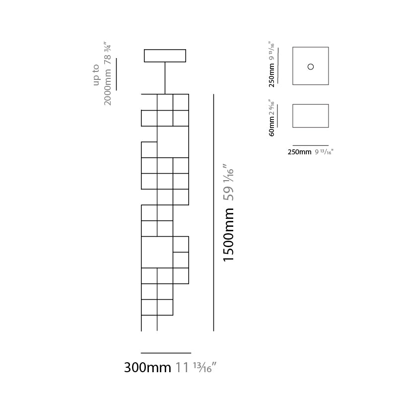 Quasar - Orion vertical Hanglamp - KOOT