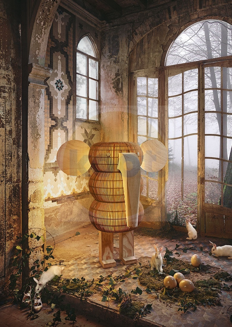 LZF - Smelly Fant Vloerlamp beuken - KOOT