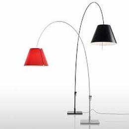 Luceplan - Lady Costanza met aanuit schakelaar vloerlamp aluminium - KOOT