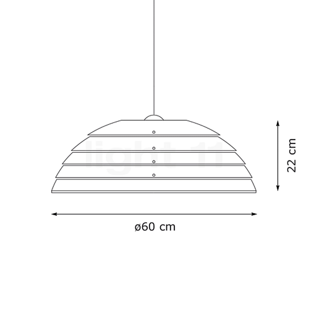 Martinelli Luce - Cupolone hanglamp - KOOT