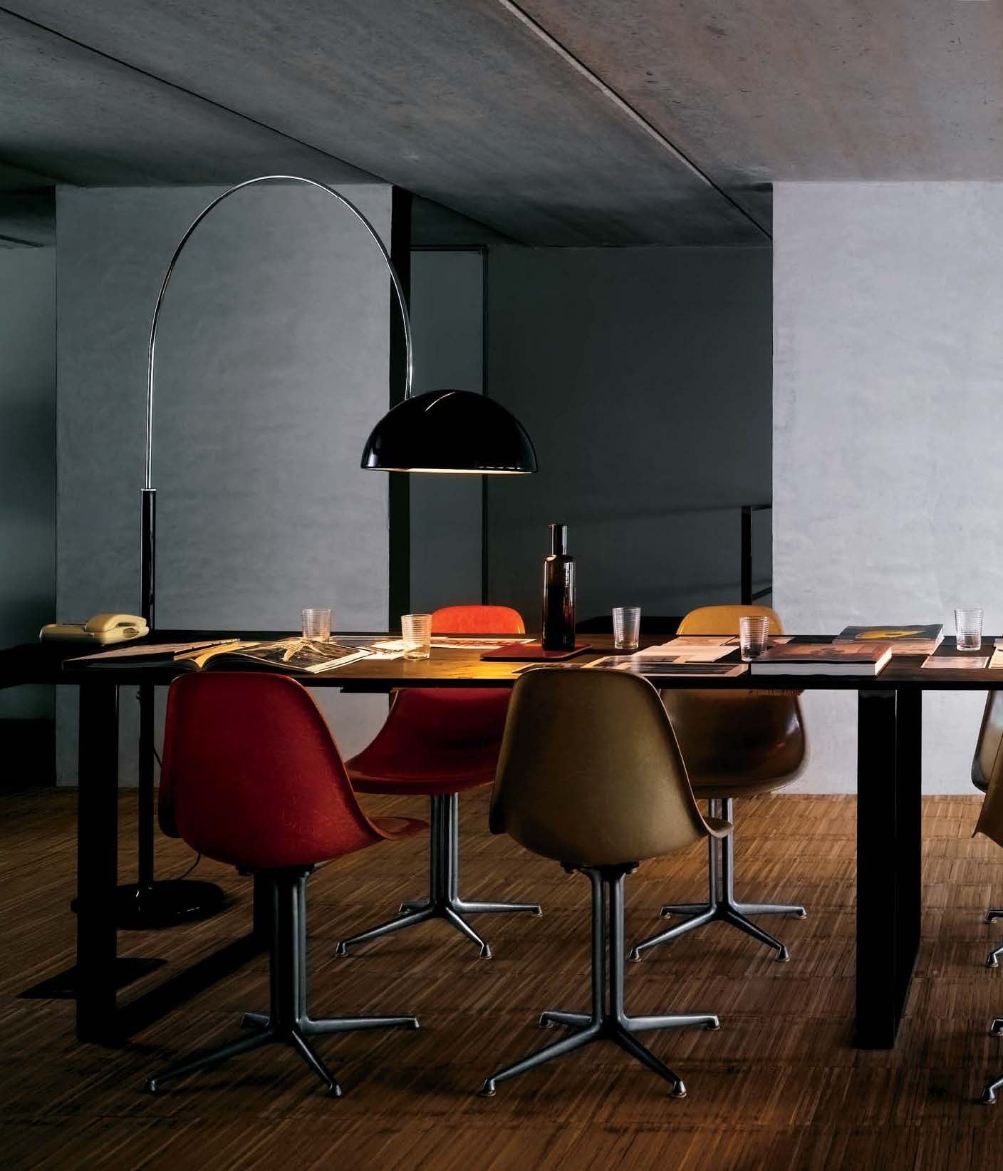 Oluce - Coupé met boog vloerlamp - KOOT