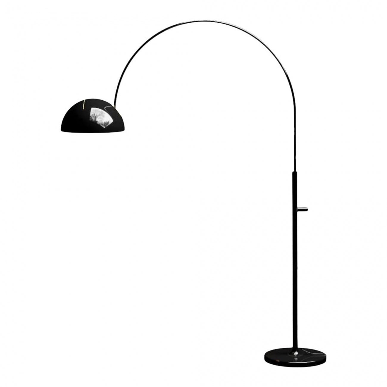 Oluce - Coupé met boog vloerlamp - KOOT