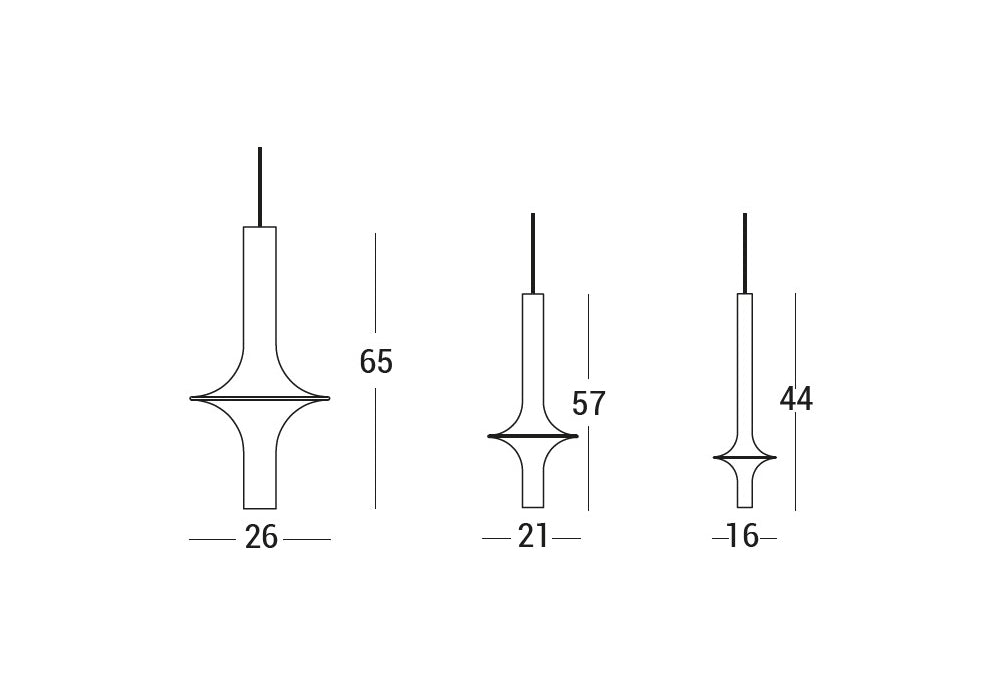 Penta - Wonder Medium 2mt Hanglamp - KOOT