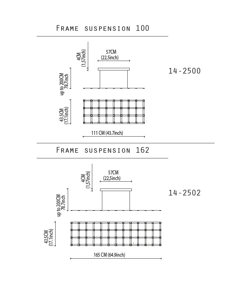 Quasar - Frame 165 Hanglamp - KOOT