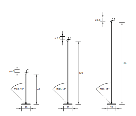 Radius - Basica 170 Vloerlamp - KOOT