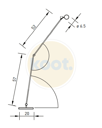 Radius - Basica Bureaulamp - KOOT