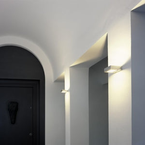 Serien - SML Wall S wandlamp zilver / satinee - KOOT