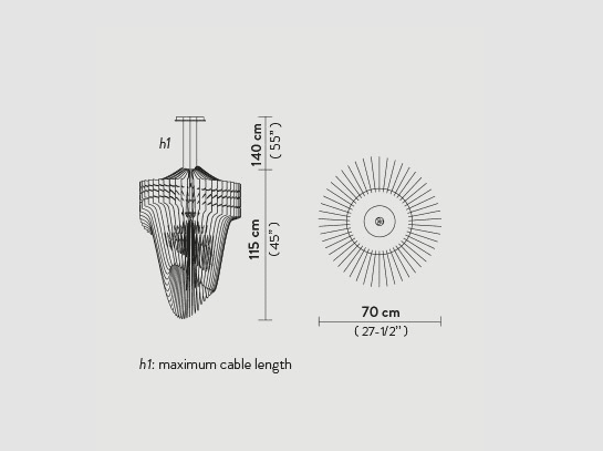 Slamp - Aria Groot Hanglamp - KOOT