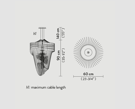 Slamp - Aria Medium Hanglamp - KOOT