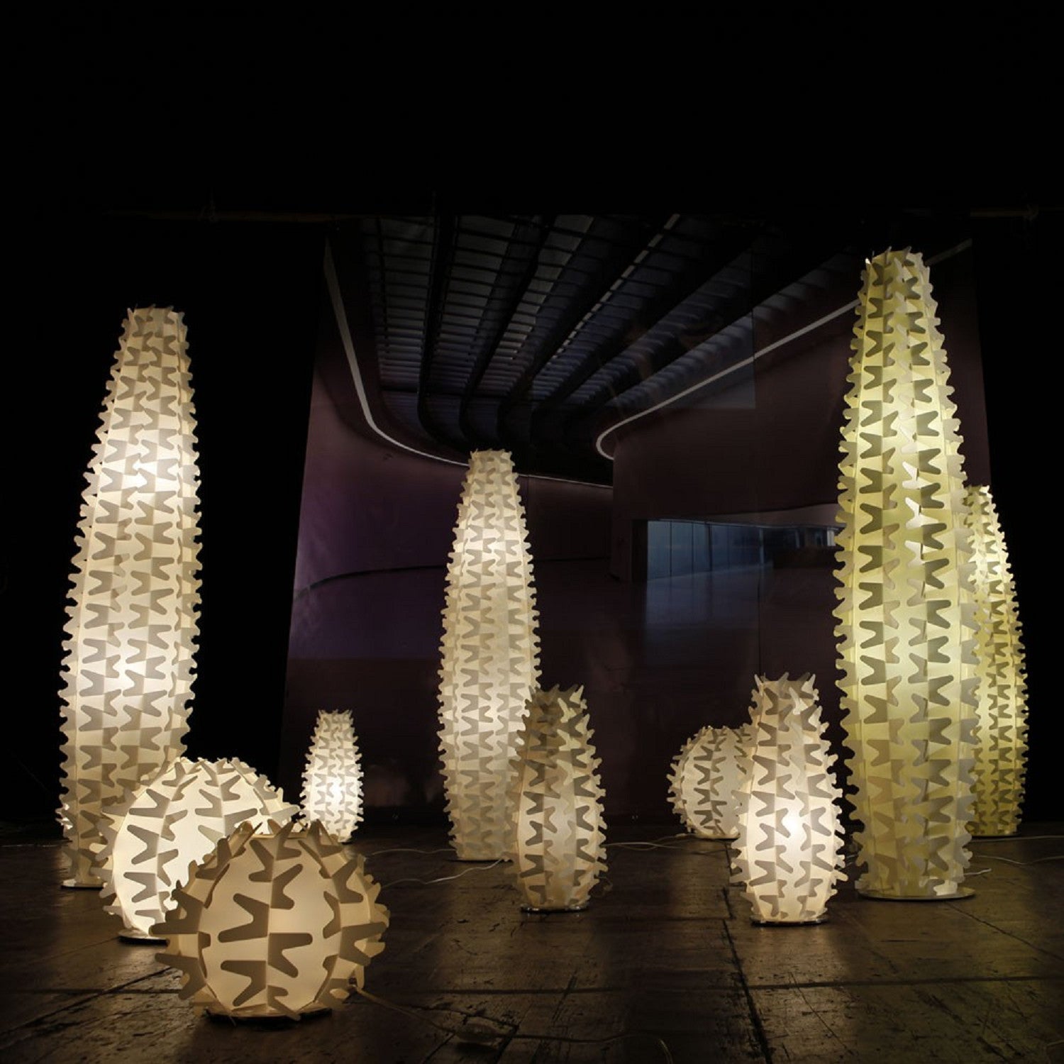 Slamp - Cactus Vloerlamp goud - KOOT