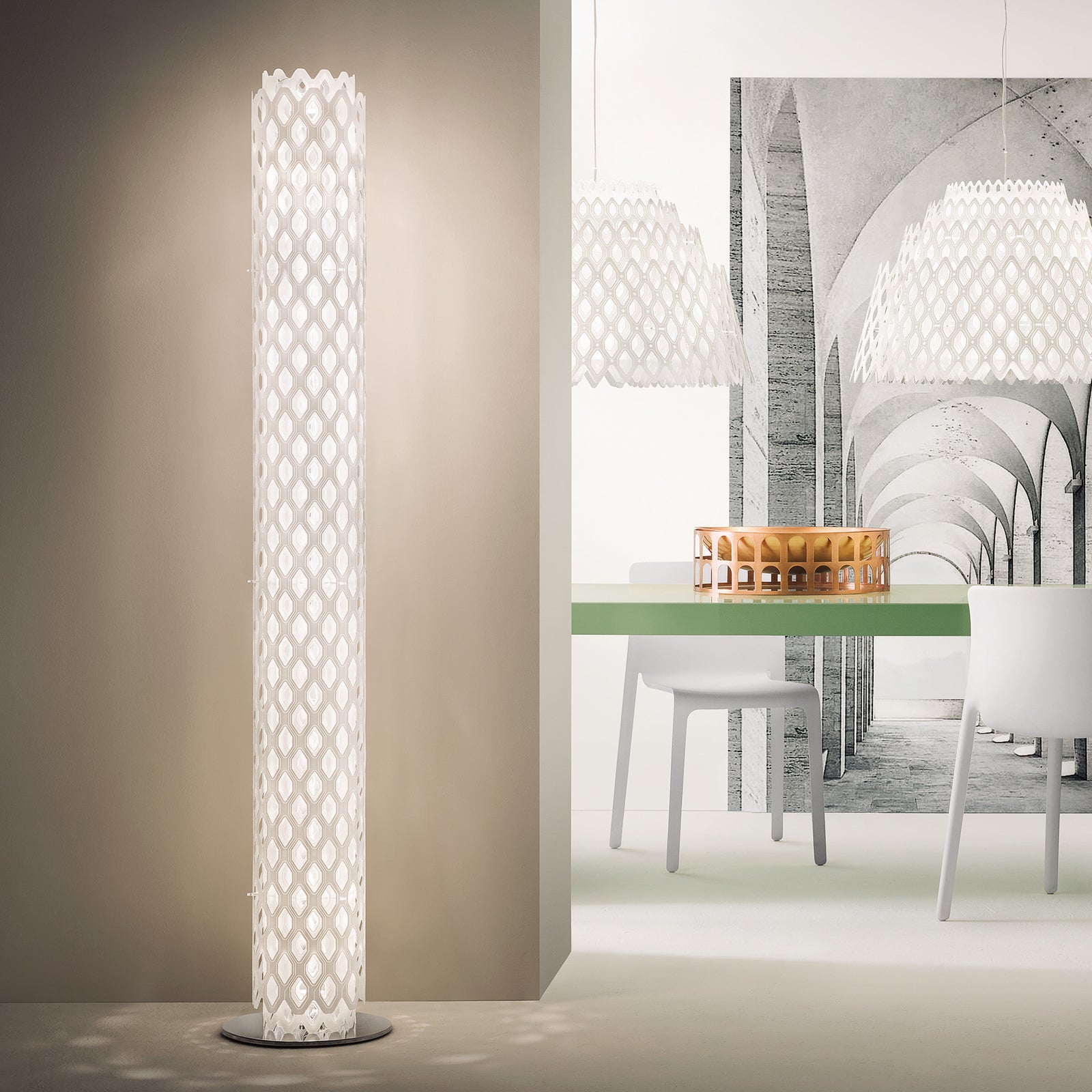 Slamp - Charlotte Vloerlamp wit - KOOT