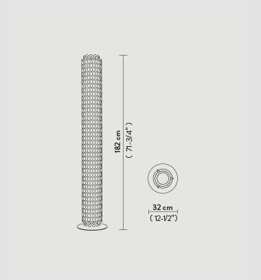 Slamp - Charlotte Vloerlamp wit - KOOT