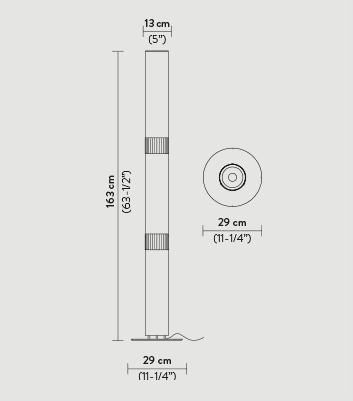 Slamp - La Lollo Vloerlamp zilver - KOOT