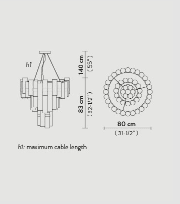 Slamp - La Lollo Hanglamp wit - KOOT