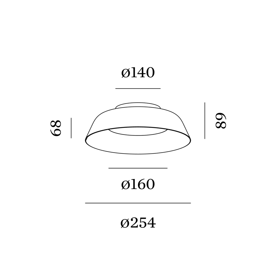 Wever & Ducre - Towna 1.0 LED IP44 Plafondlamp - KOOT