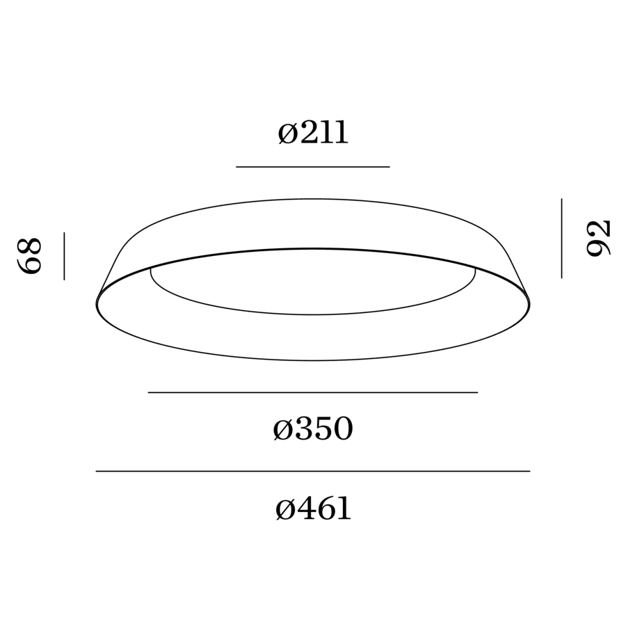 Wever & Ducre - Towna 3.0 LED IP44 Plafondlamp - KOOT